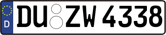 DU-ZW4338