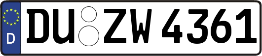 DU-ZW4361