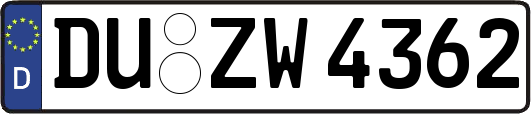 DU-ZW4362