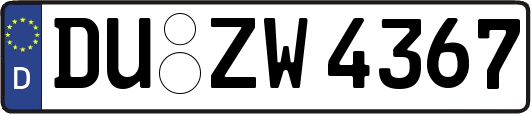 DU-ZW4367