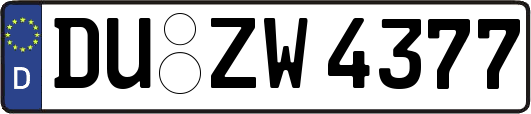 DU-ZW4377