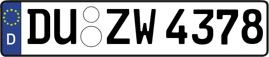 DU-ZW4378