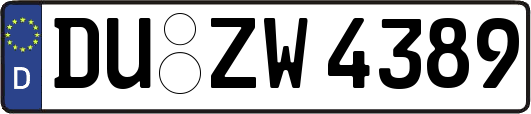 DU-ZW4389