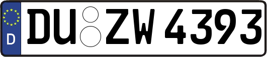 DU-ZW4393
