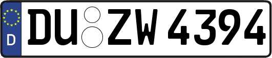 DU-ZW4394