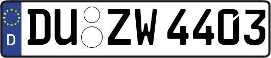 DU-ZW4403