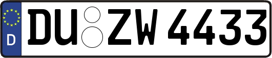DU-ZW4433