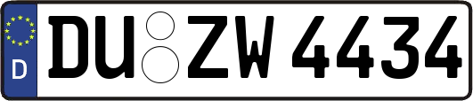 DU-ZW4434