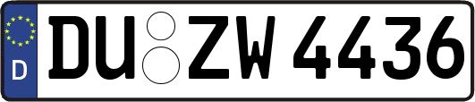 DU-ZW4436