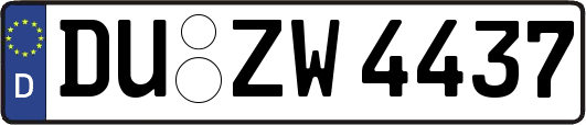 DU-ZW4437