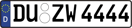 DU-ZW4444