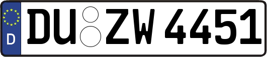 DU-ZW4451