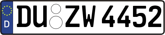 DU-ZW4452