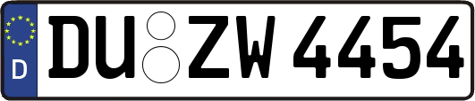 DU-ZW4454