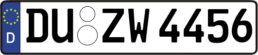 DU-ZW4456