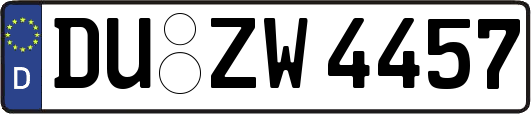 DU-ZW4457