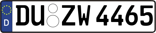 DU-ZW4465