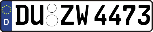 DU-ZW4473