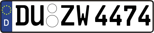 DU-ZW4474
