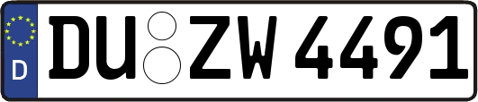DU-ZW4491