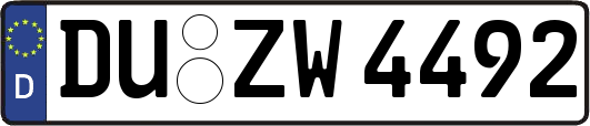 DU-ZW4492