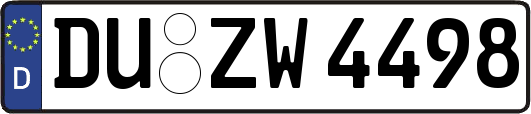 DU-ZW4498