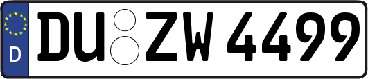 DU-ZW4499