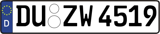 DU-ZW4519