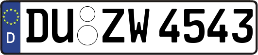 DU-ZW4543