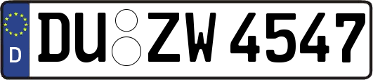 DU-ZW4547