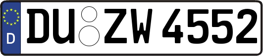 DU-ZW4552