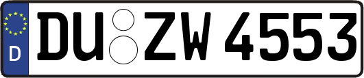 DU-ZW4553