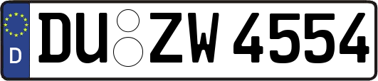 DU-ZW4554
