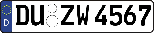 DU-ZW4567