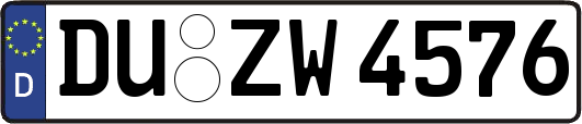 DU-ZW4576
