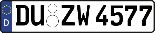 DU-ZW4577