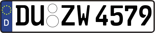 DU-ZW4579