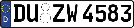 DU-ZW4583