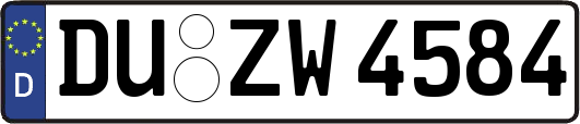 DU-ZW4584