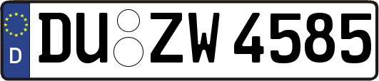 DU-ZW4585