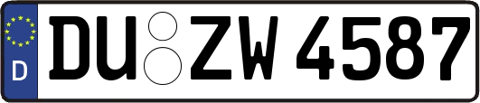 DU-ZW4587
