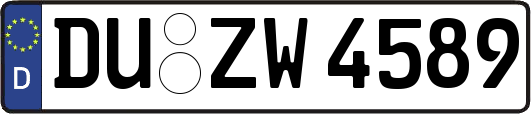 DU-ZW4589