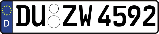 DU-ZW4592