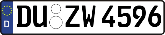 DU-ZW4596