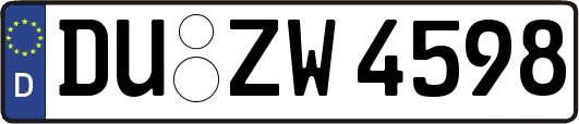 DU-ZW4598
