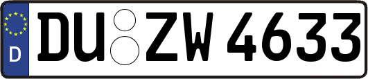 DU-ZW4633