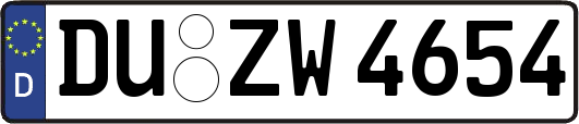 DU-ZW4654