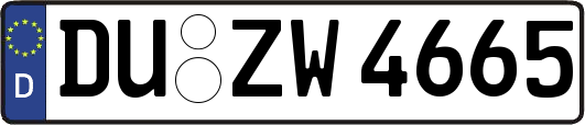 DU-ZW4665