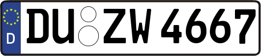 DU-ZW4667
