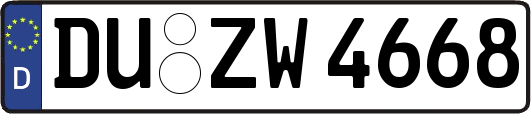 DU-ZW4668
